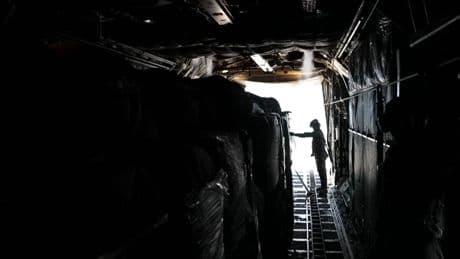 Seen from the air, Gaza's breadbasket is now barren and cropless