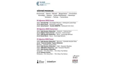 Uluslararası Balkanlılar Halk Dansları Festivali başlıyor