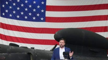 MIKEY SMITH: I was there for JD Vance's air base speech - he did the most Donald Trump thing ever