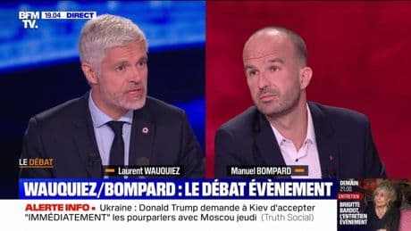 OQTF: Laurent Wauquiez (LR) veut "un effet dissuasif", Manuel Bompard (LFI) lui répond en disant "qu'il faut discuter avec les pays qui sont censés les récupérer"