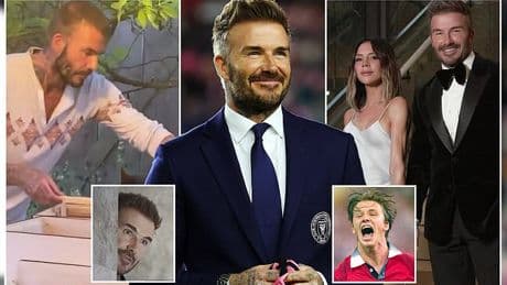 Happy birthday, David Beckham! As Man United legend turns 50, here's how Britain's best-loved sporting heartthrob has transformed from East End boy to global superstar