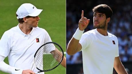 Sinner e Alcaraz ancora uno contro l'altro: a Wimbledon in palio la storia
