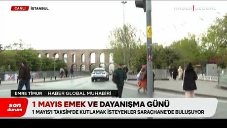 1 Mayıs'ı Taksim'de kutlamak isteyenler Saraçhane'de buluşuyor
