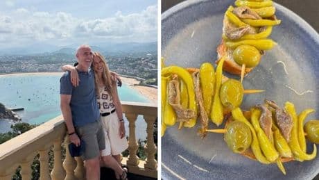 Gildas, playa y... chaparrón sorpresa: la pareja de famosos que ha elegido Euskadi para pasar sus vacaciones