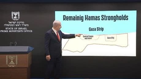 Netanyahu asegura que Israel no tiene otra opción que ampliar su ofensiva en Gaza y vencer a Hamás