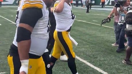 Aaron Rodgers taunts Jets fans on way out of MetLife after Steelers statement