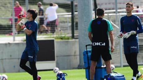 El cambio de roles en la portería del Bilbao Athletic