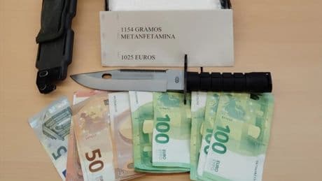 Detenido en Barcelona Nord por llevar una maleta con metanfetamina