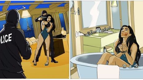 Kim in Badewanne gefesselt - 9 Jahre her! Kardashian-Gangster heute vor Gericht