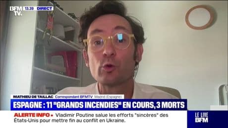 La France envoie deux Canadair à l'Espagne pour l'aider dans sa lutte face à de multiples incendies