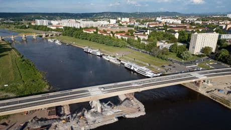 Carolabrücke in Dresden - Kommt jetzt nur eine  SCHMALBRÜCKE?