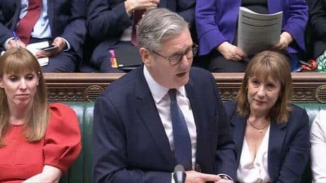 Shocking moment Rachel Reeves seen crying at brutal Prime Minister's Questions