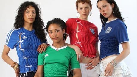 Women's Euros fans embrace new fashion trend by transforming old football shirts