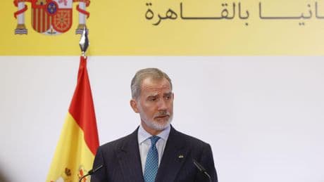 Felipe VI denuncia desde El Cairo la "crisis humanitaria insoportable" de una Franja de Gaza "totalmente devastada"