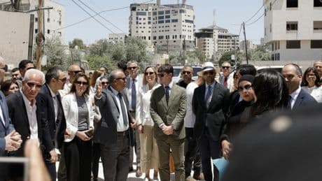 Outrage after Israeli army fires ‘warning shots’ at diplomats on West Bank visit