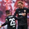 Fußball-Bundesliga: Schwung für Pokalfinale: Stuttgart siegt in Leipzig