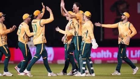 England lose rain-affected first T20 to South Africa in Cardiff