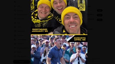 El motivo por el que el triunfo de McIlroy en Augusta anima al Dortmund ante el Barça