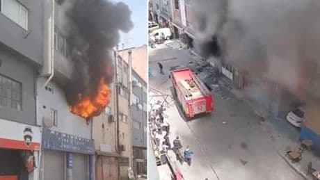 Kağıthane'de iş yerinde yangın: 1 ölü, 3 yaralı