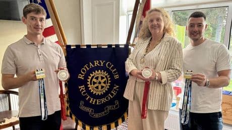 Rotary Club of Rutherglen welcome Olympic curling medallists