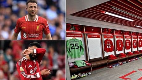 Liverpool pay another heartfelt tribute to Diogo Jota with poignant dressing room gesture during opening Premier League game of the season