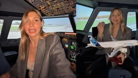 Savina Paül, piloto de avión: “En los aviones comerciales, el centro de gravedad no está en el centro. Siéntate cerca del ala y notarás mucho menos las turbulencias”