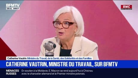 "Ça fait partie de l'anticipation": Catherine Vautrin réagit aux révélations du Canard enchaîné sur la demande faite aux ARS de préparer les soignants à un possible "engagement majeur"
