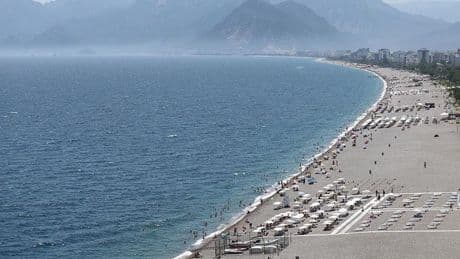 Antalya'da deniz suyu sıcaklıkları