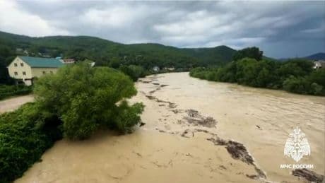Unwetter: Überschwemmungen in beliebter russischer Urlaubsregion