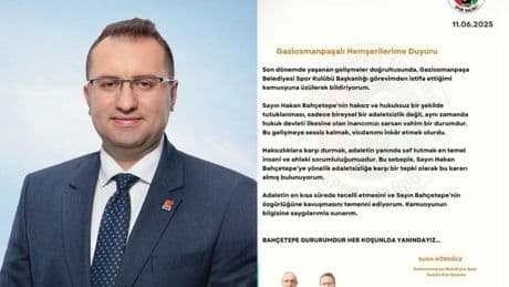 Gaziosmanpaşa Spor Kulübü başkanından istifa: “Adaletsizliğe sessiz kalamam”