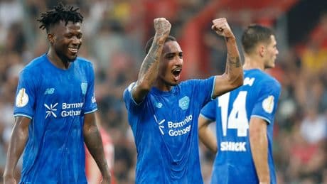 Bayer Leverkusen, Almanya Kupası'nda şov yaptı
