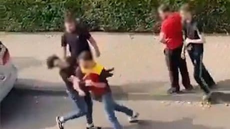 Brutales Augenzeugen-Video - DHL-Fahrer prügelt auf Pärchen ein