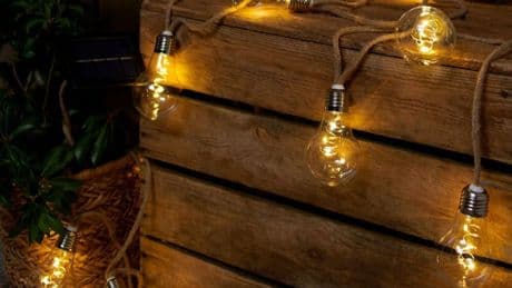 Solar-Lichterkette von Tchibo für Gemütlichkeit im Spätsommer
