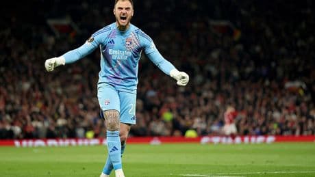 Leeds sign Lyon goalkeeper Lucas Perri as Daniel Farke shores up newly-promoted squad