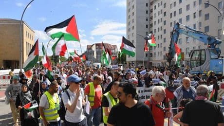 Nahost-Konflikt: Festnahmen und Verletzte bei propalästinensischer Demo