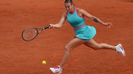 Tennis: Sabalenka erste Halbfinalistin bei French Open