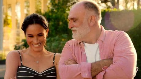 La cita de Meghan Markle y el chef español José Andrés: jamón ibérico, arroz y un secreto sobre el príncipe Harry