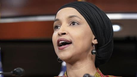 Squad's Omar curses reporter for asking about visits to deported gang member