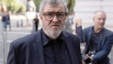 Paul Gallagher arrives at court over rape and violent sex offence charges
