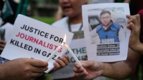 UK joins calls for Israel to allow foreign journalists into Gaza