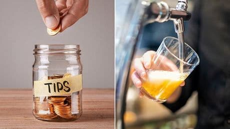 Would YOU ban tipping? Majority of Britons would, after London pub slaps 4% automatic tip on pints