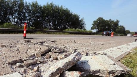 Verkehr: Hitzeschaden auf der A40