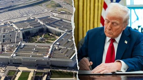 Trump signs order renaming Pentagon back to ‘Department of War’