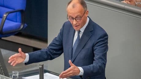 Regierungserklärung im Bundestag - Ein Scholz-Mann schrieb Merz’ Ruck-Rede