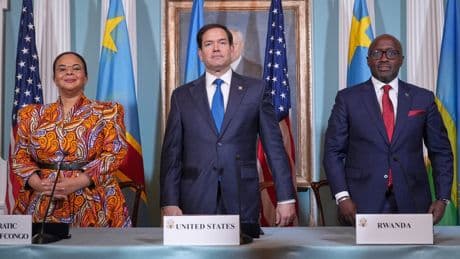 Congo and Rwanda sign preliminary peace agreement in Washington