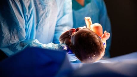 More than half of UK babies born with medical intervention, maternal care audit finds