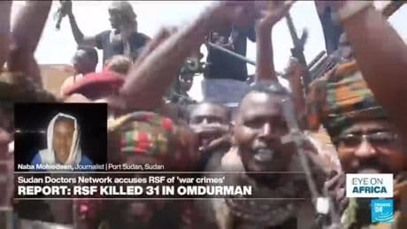 Sudan doctors network accuses RSF of 'war crimes' in Omdurman