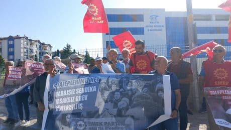 EMEP Malatya İl Örgütü: Sendikal hakların özgürce kullanılması için işçilerin sesine ses katalım