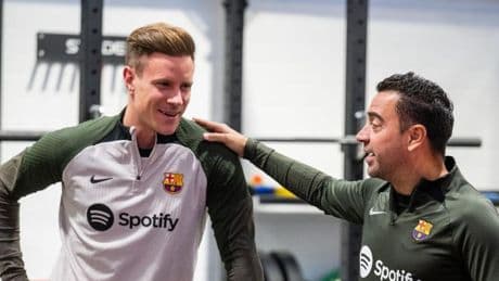 La fugaz reacción de Xavi al comunicado de Ter Stegen