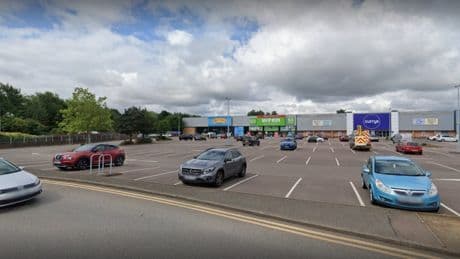Northampton fire: Massive inferno breaks out at retail park in town centre sending plumes of thick smoke into the sky